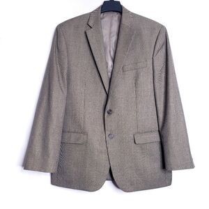 Chaps Tan Suit Jacket Blazer Sport Coat Men's Size 42R